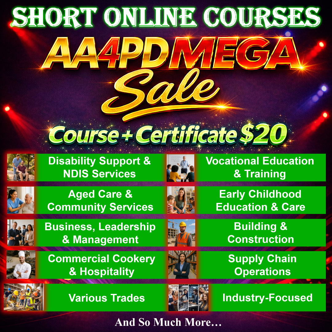 Australian Academy for Professional Development Pty Ltd Facebook ad from Feb 14, 2026
