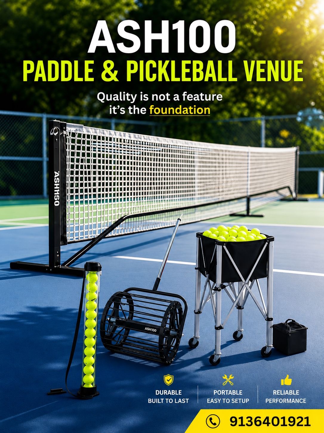 Bombaypickleballclub Facebook ad: Where quality meets the court.