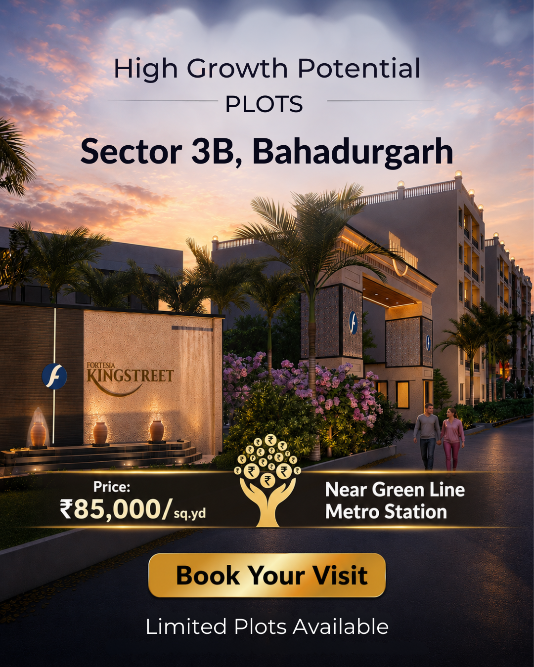 APG Realtors- Property Experts in Delhi NCR Facebook ad: Premium Plots | Delhi Metro Connectivity