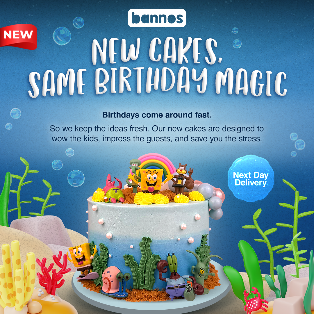 Bannos Cakes Facebook ad