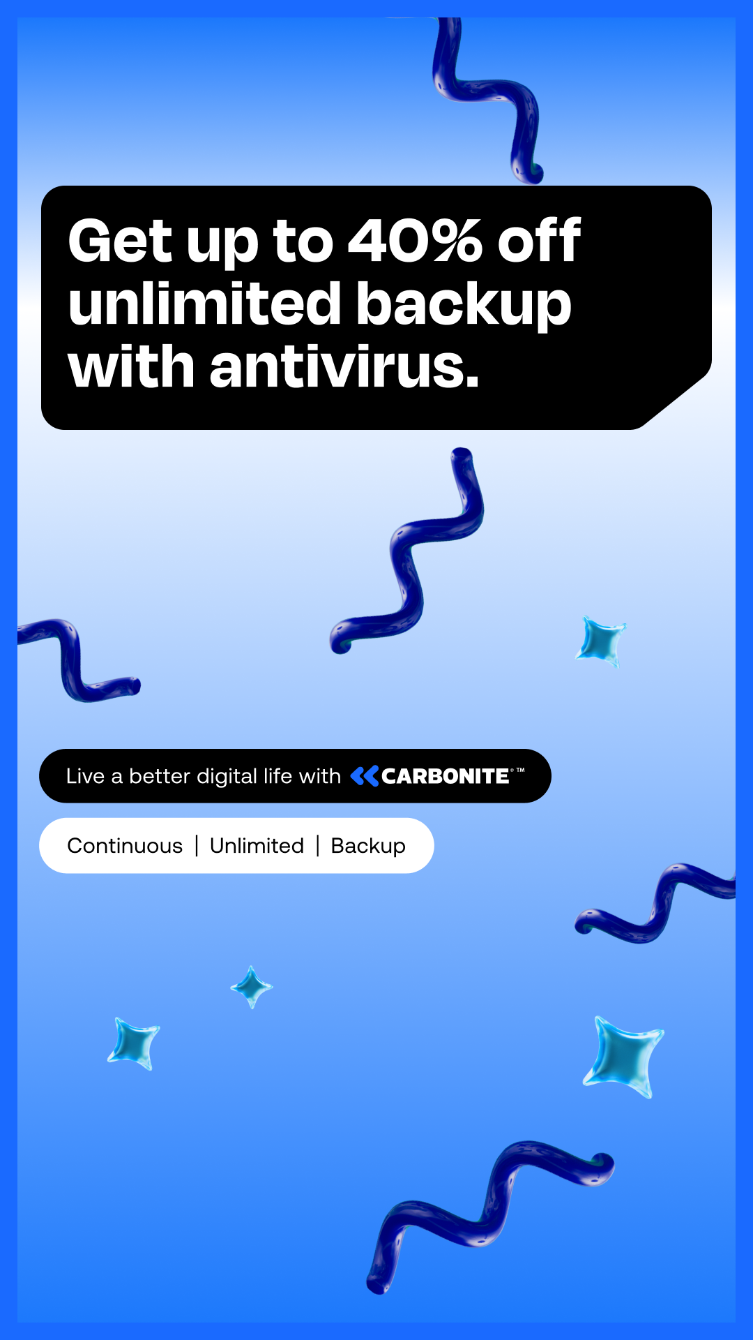Carbonite Facebook ad