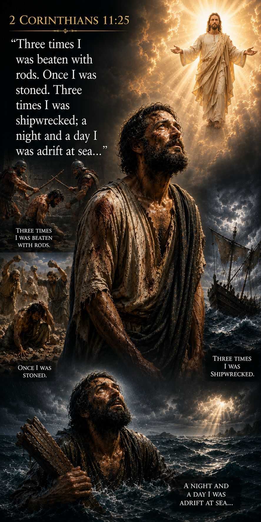 Set Apart For His Glory Facebook ad: In 2 Corinthians 11:25, the Apostle Paul shares…