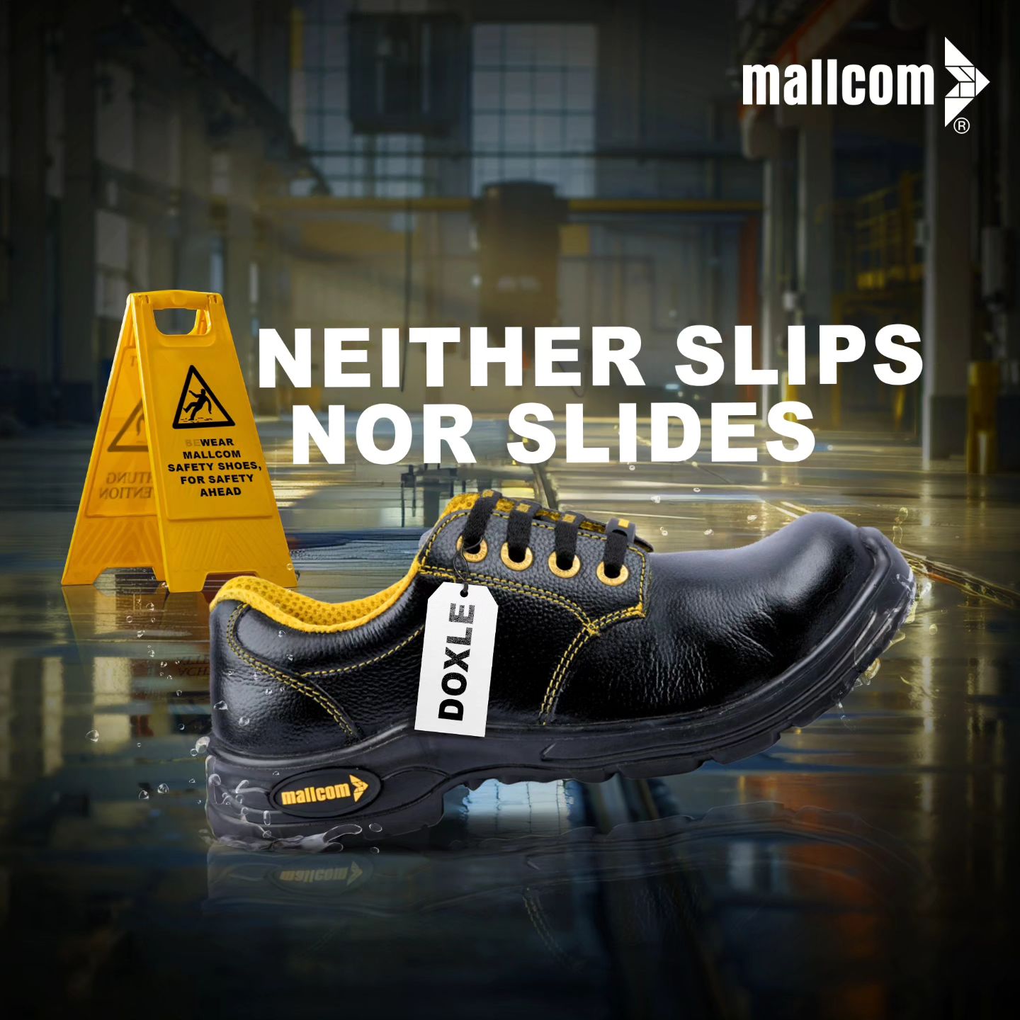 Mallcom (India) Ltd. Facebook ad: Don't let safety slip away!