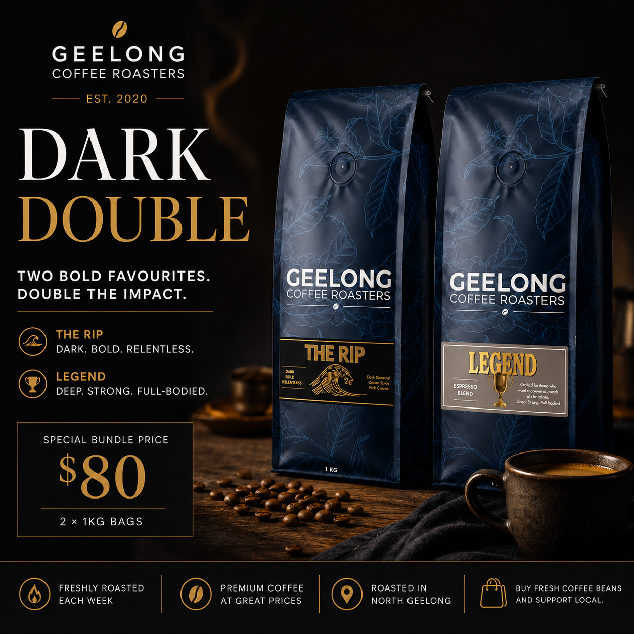 Geelong Coffee Roasters Facebook ad