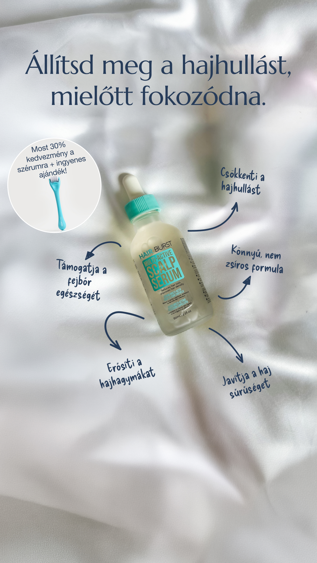 Hairburst Hungary Facebook ad