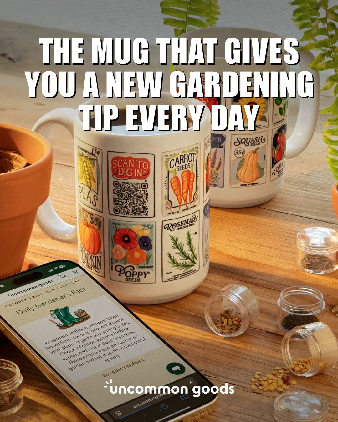 Uncommon Goods Facebook ad