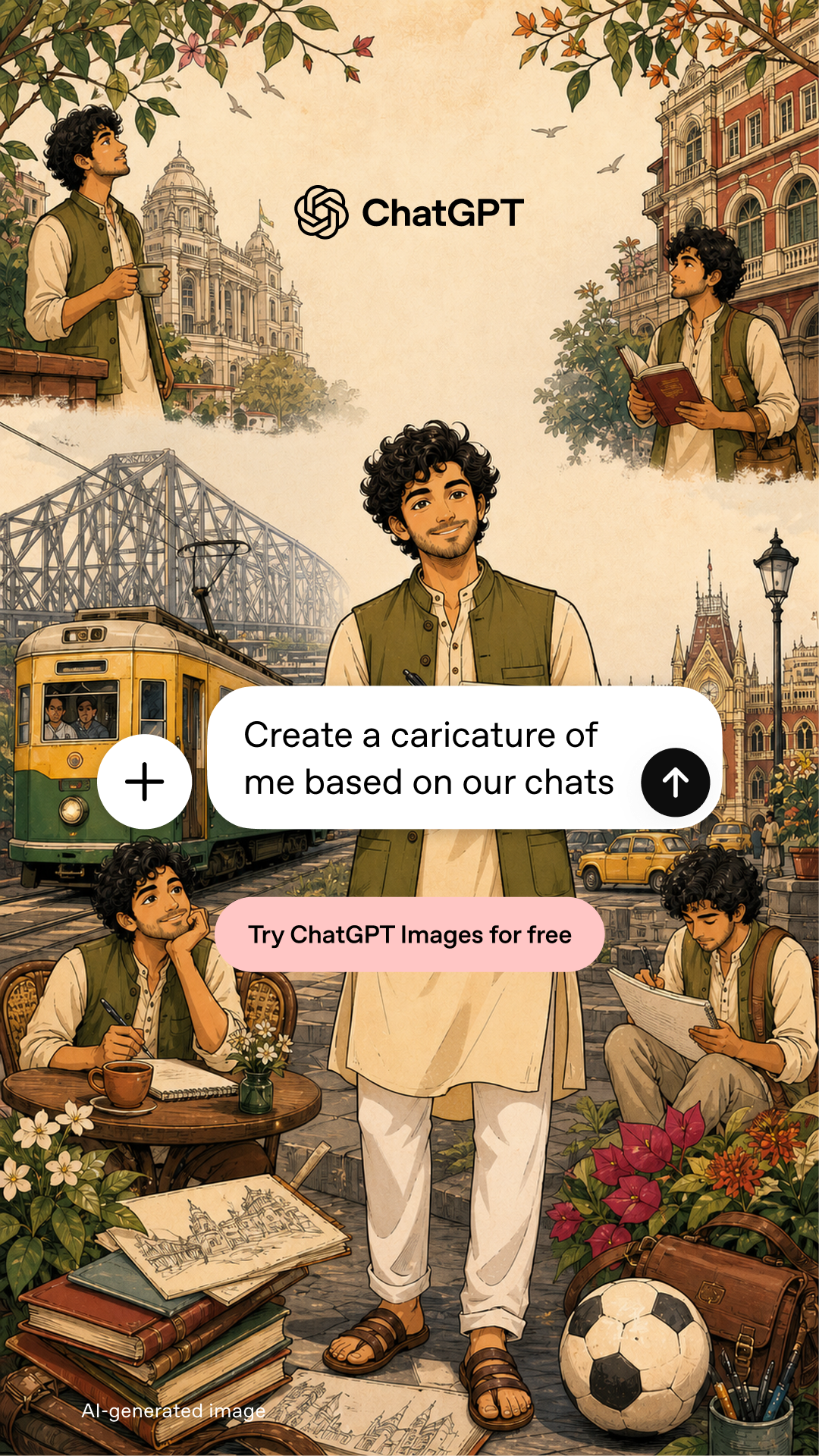 ChatGPT Facebook ad