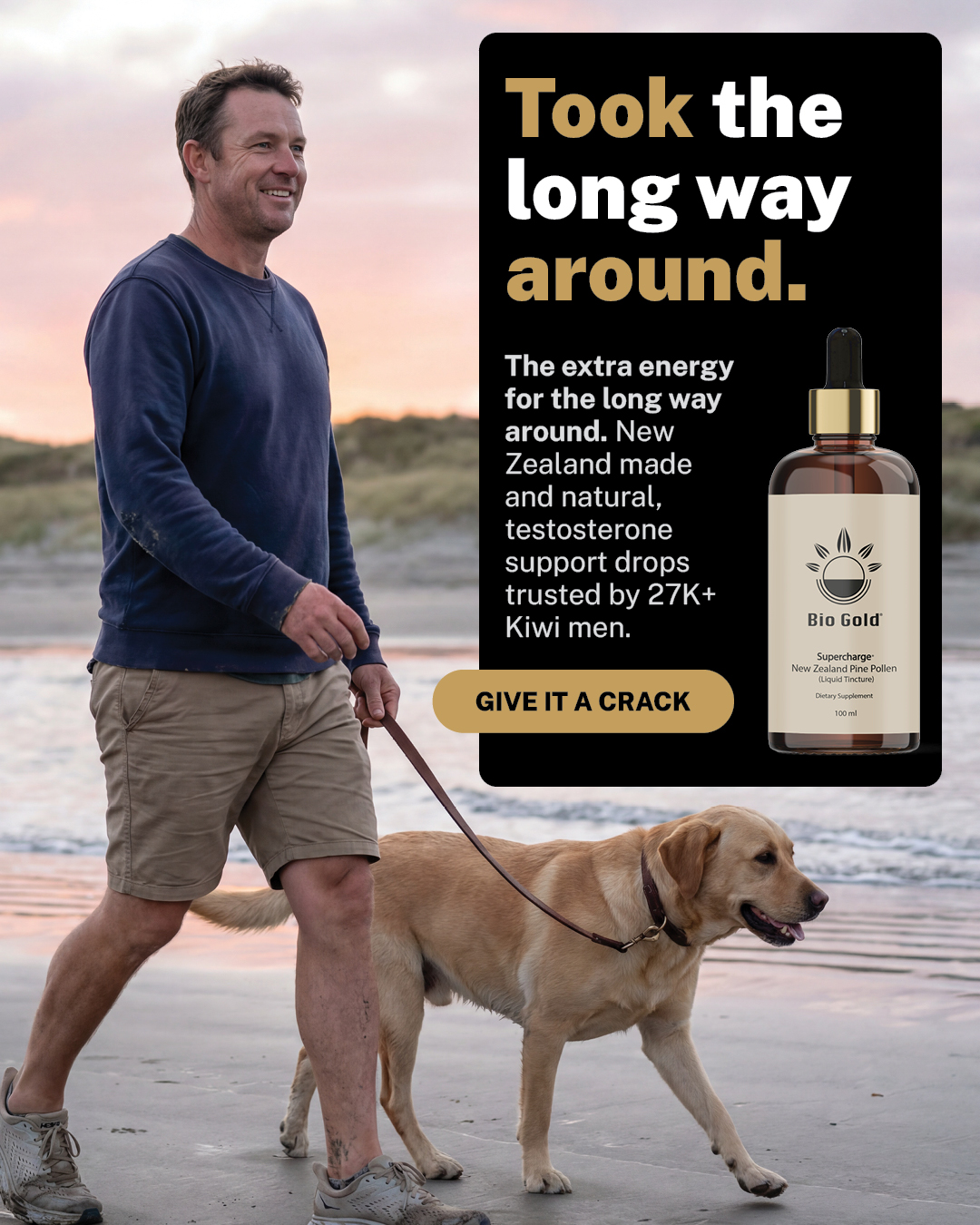 Bio Gold NZ Facebook ad