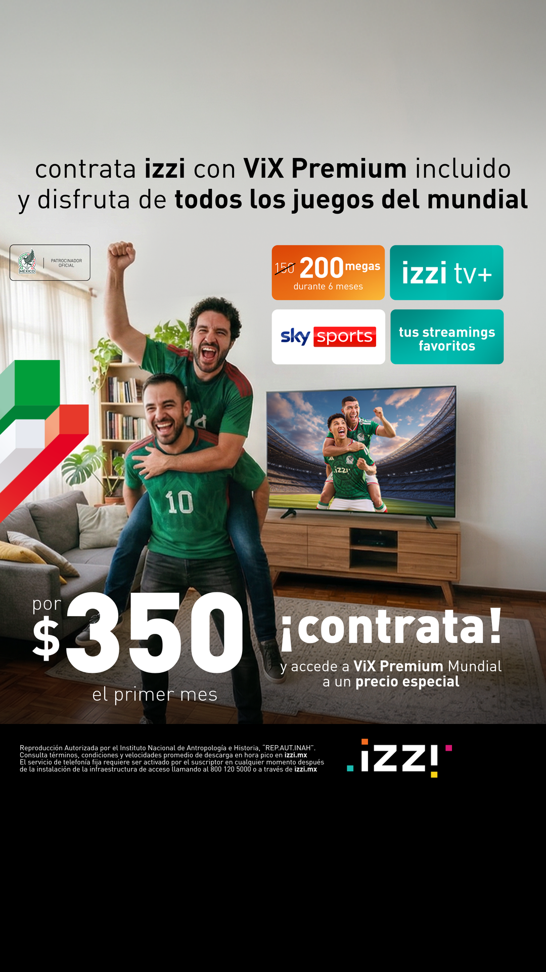 Distribuidor Autorizado izzi Facebook ad from May 17, 2026