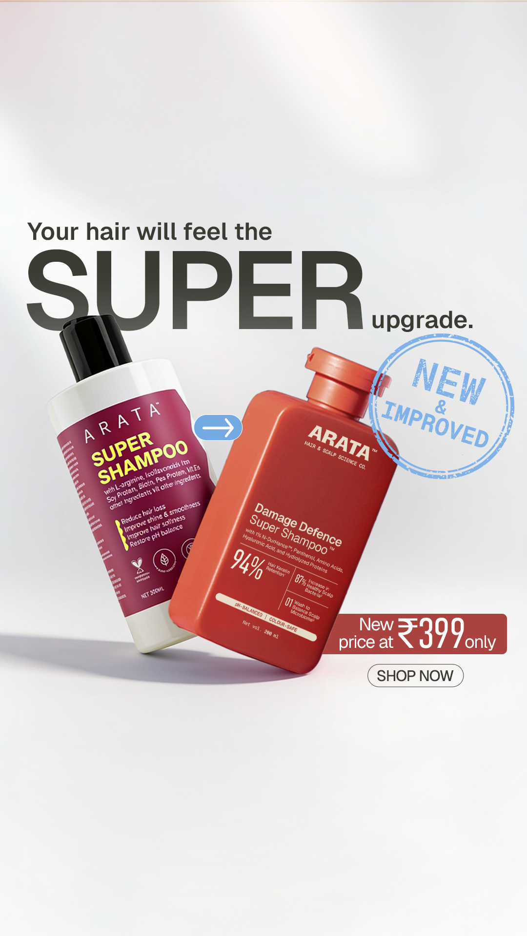  Arata Hair Care Facebook ad