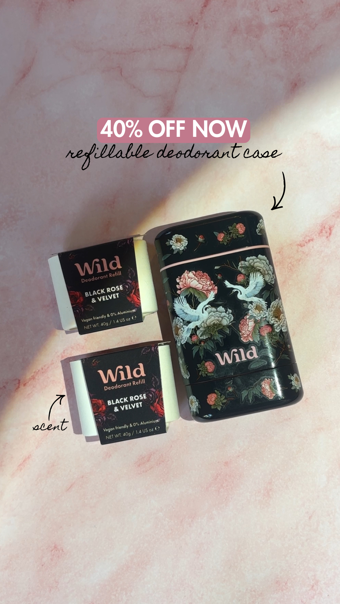Wild Facebook ad: Elevate your everyday with Midnight Bloom