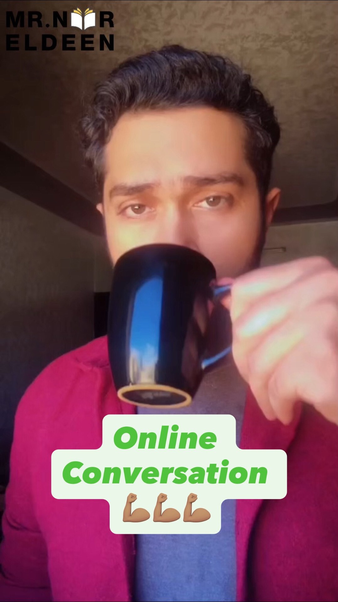 Mr.Nooreldeen Abuassi Facebook ad: انطلق بثقة في محادثة اللغة الإنجليزية!