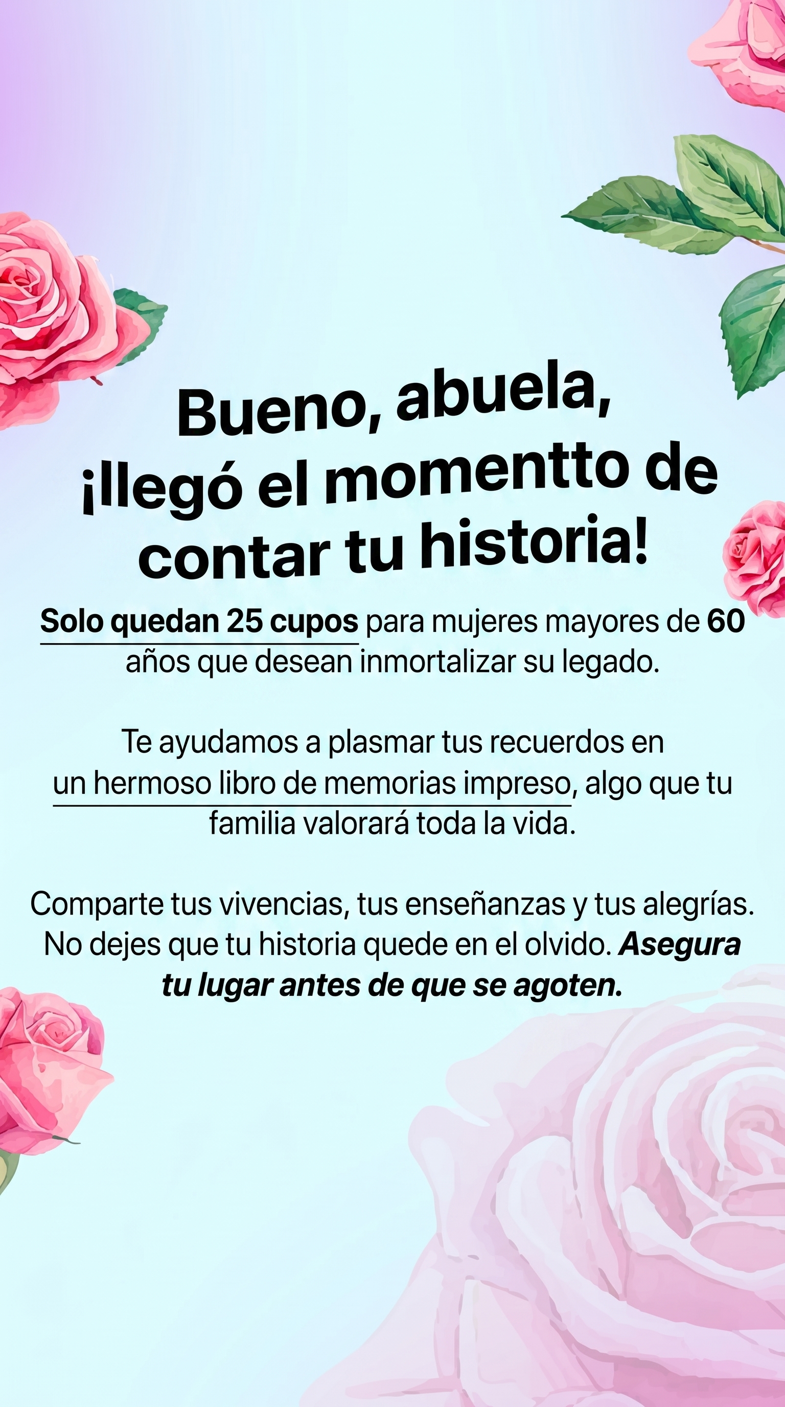 Memowrite Facebook ad