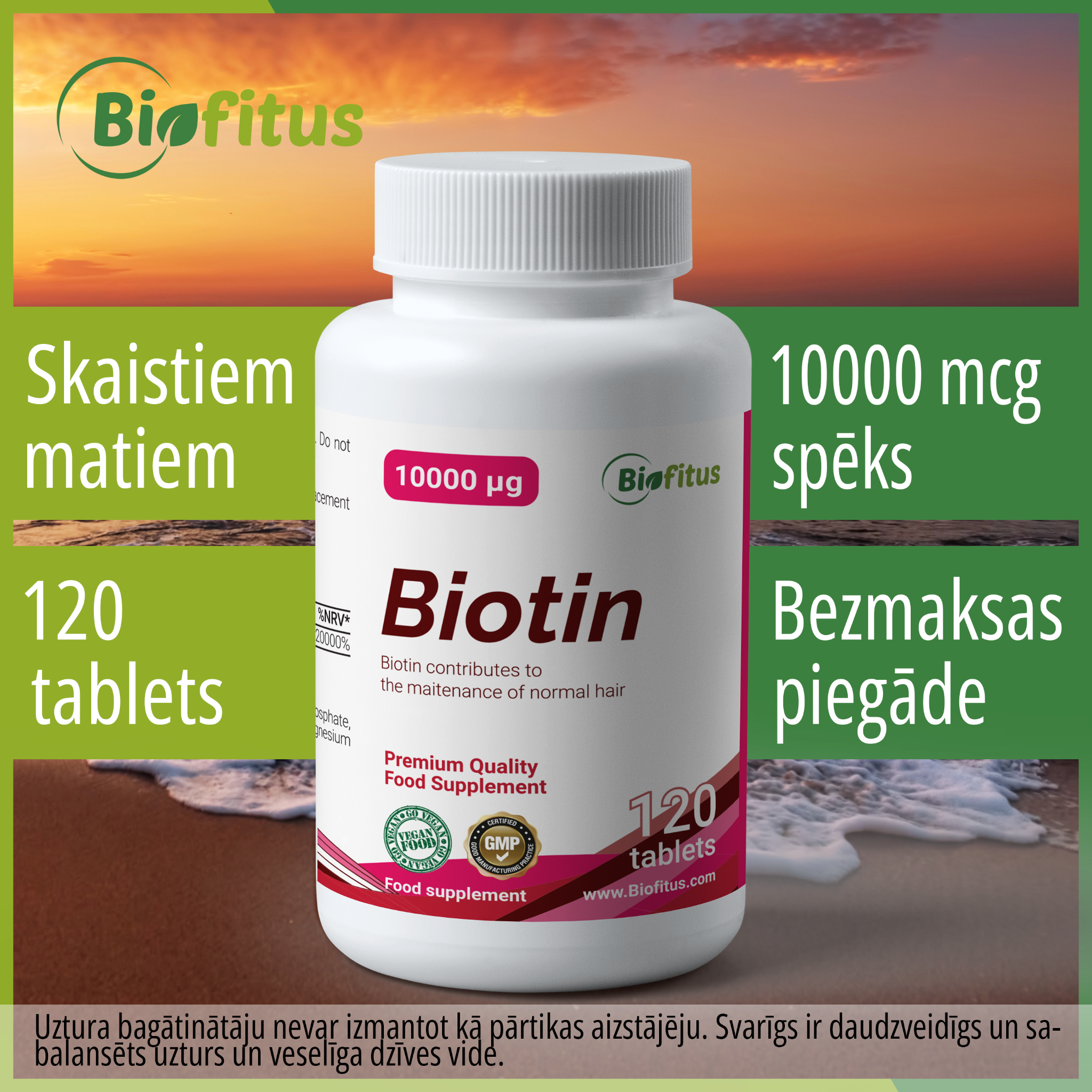 Biofitus.lv Facebook ad