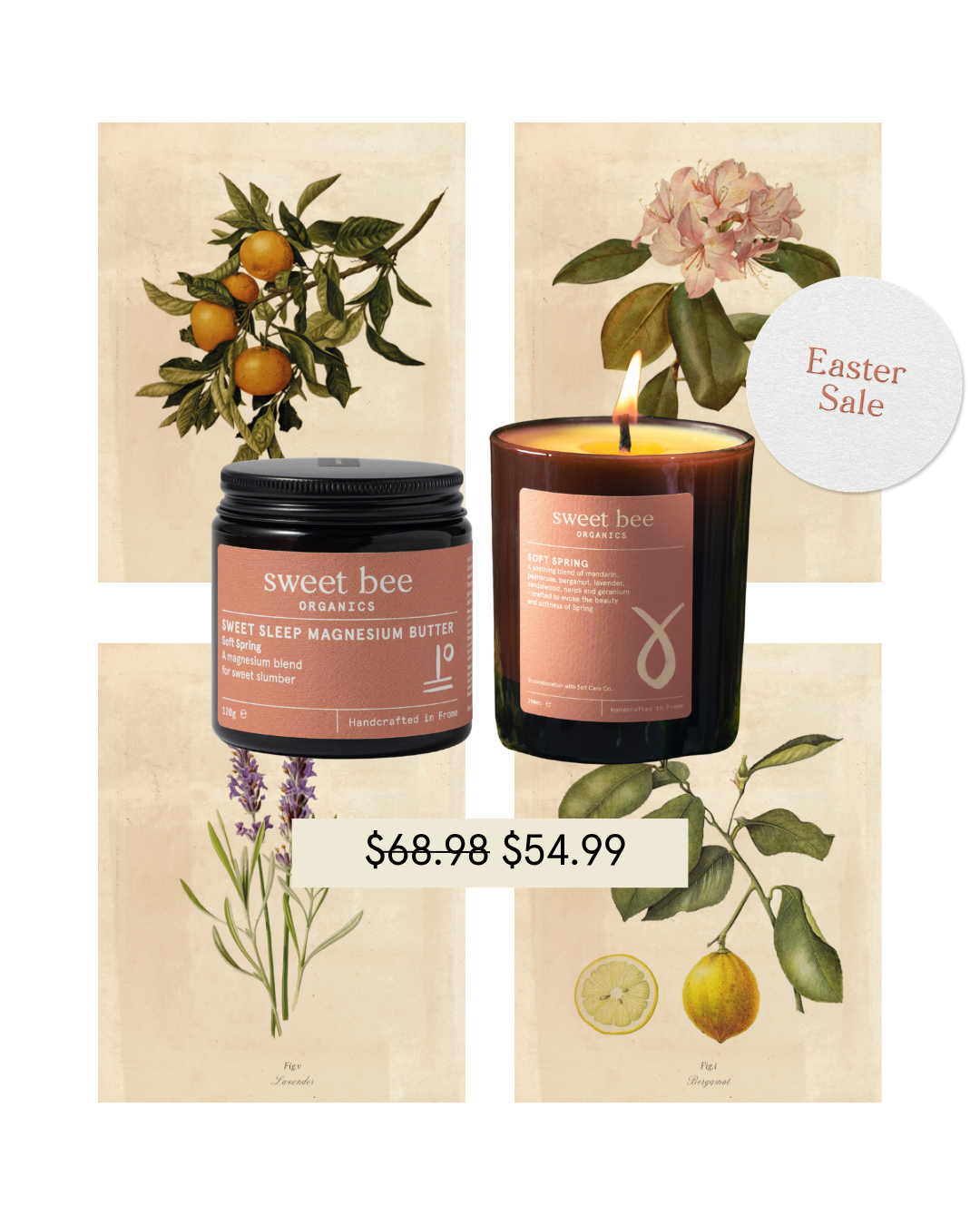Sweet Bee Organics Facebook ad