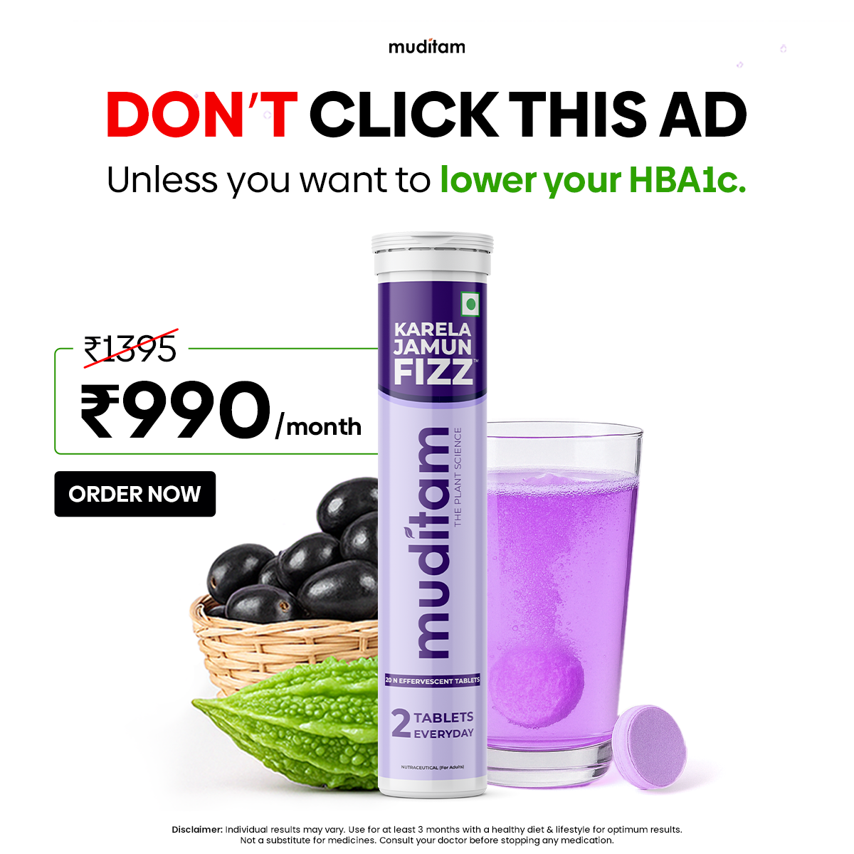 Muditam Ayurveda Facebook ad