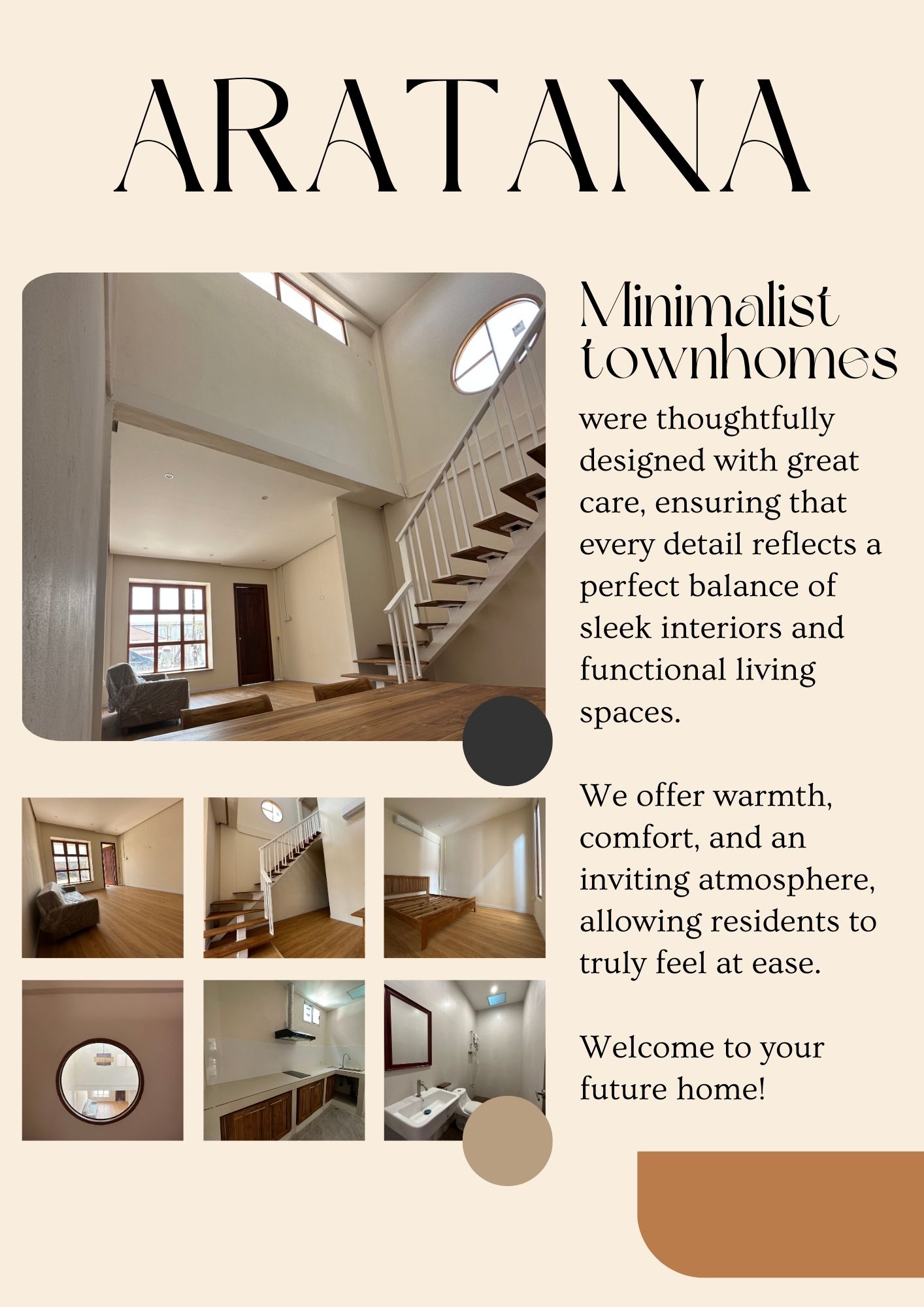 Aratana Residence Facebook ad: Minimalist townhomes at Phakhao Village, Saythany…