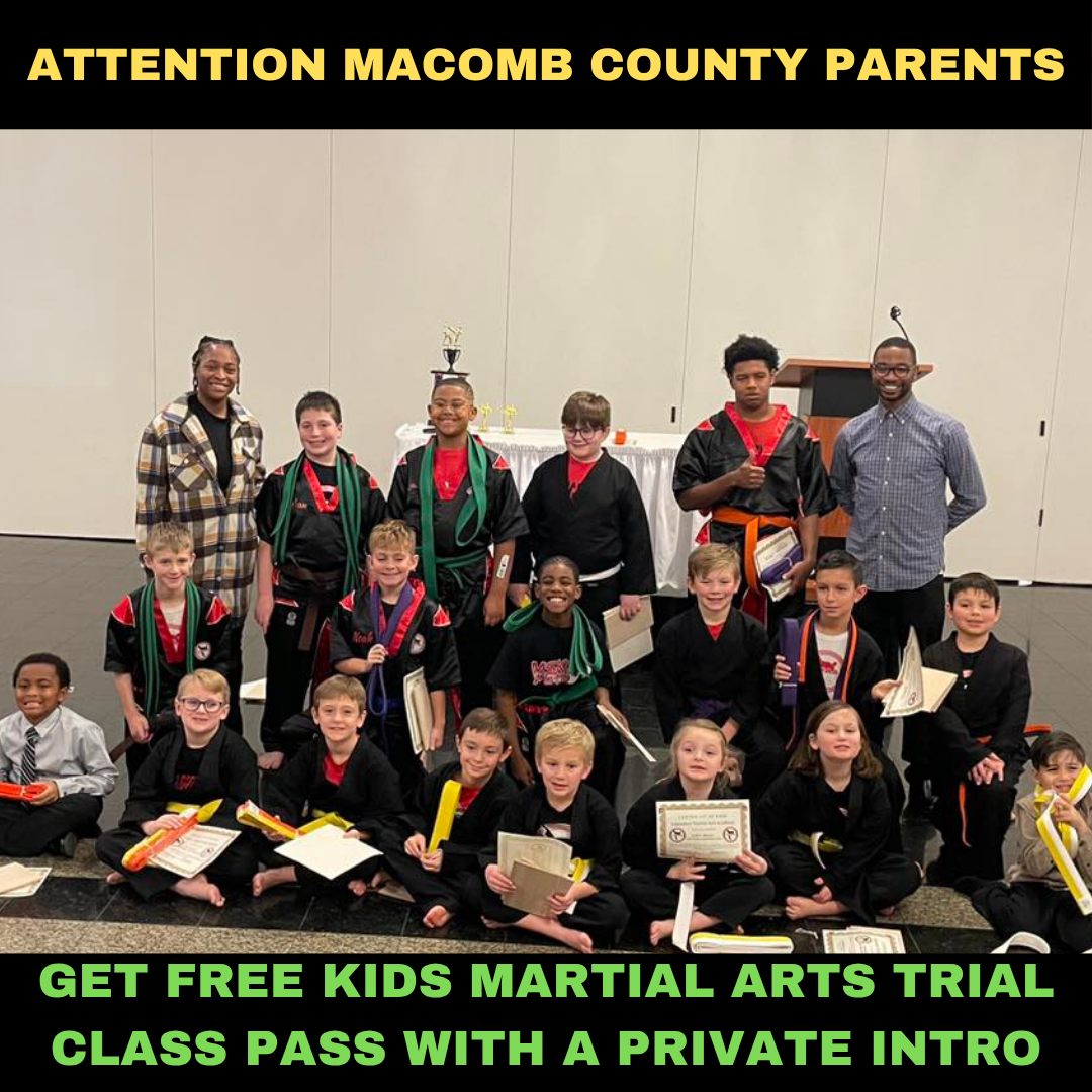 Legendary Martial Arts Academy Facebook ad: Want a FREE Kids Martial Arts Trial Class Pass?
