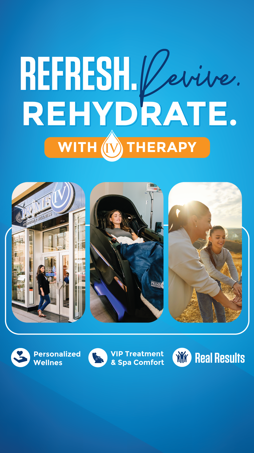 Prime IV Hydration & Wellness Facebook ad from Aug 27, 2025