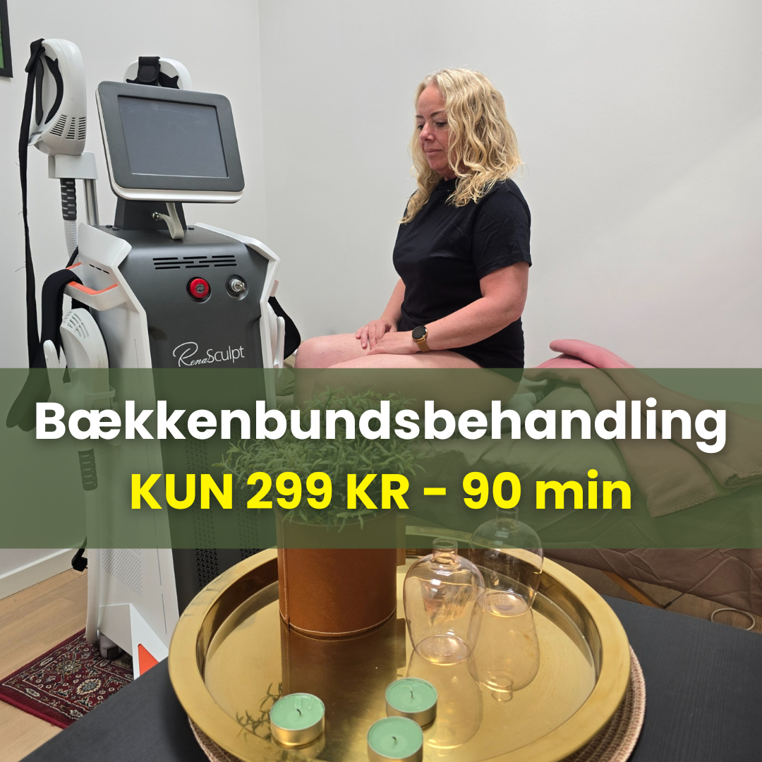 Fit & Fun Odsherred Facebook ad: Bækkenbundsbehandling Kun 299 kr. (1,5 t.)