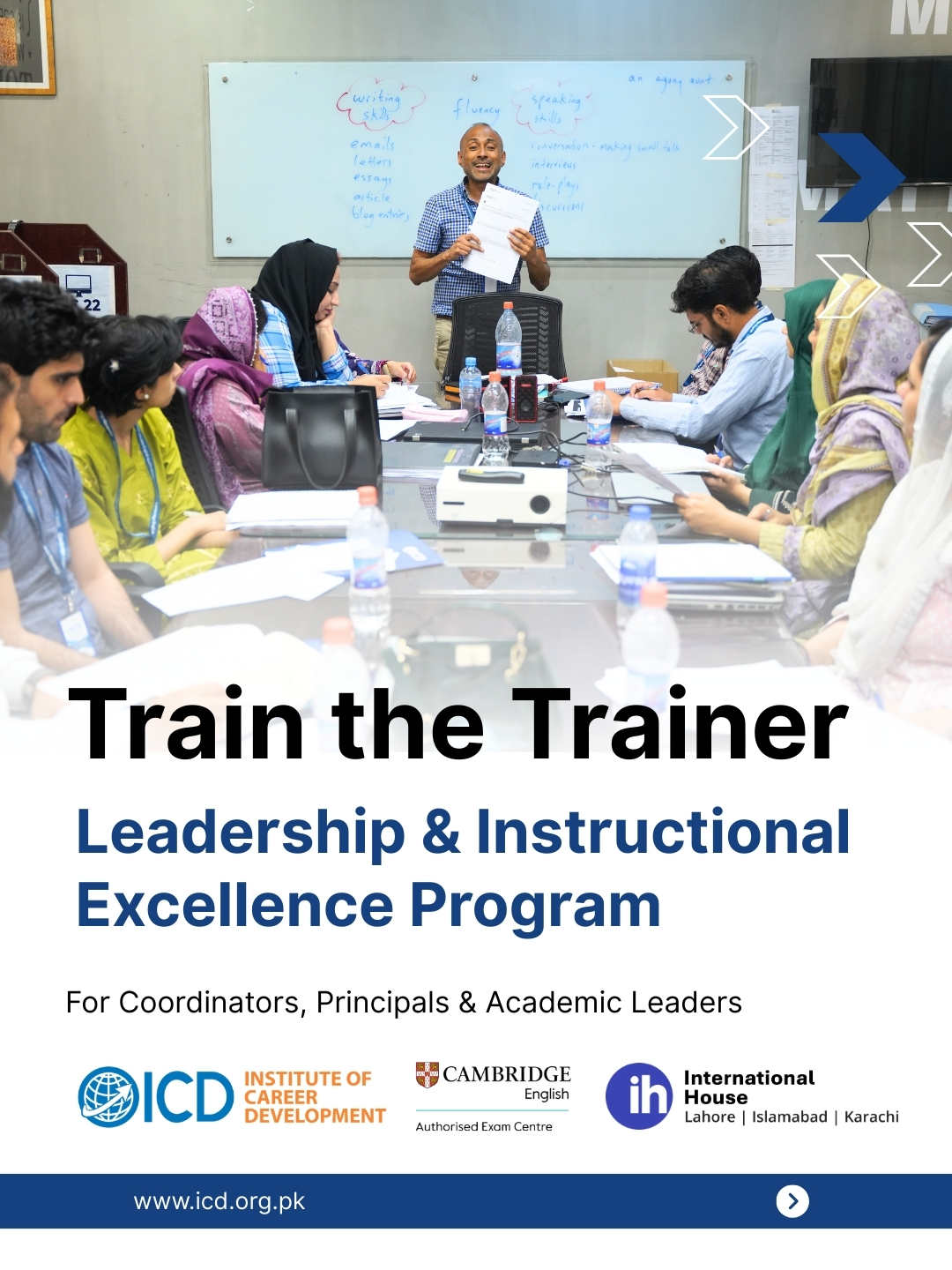 Institute of Career Development - ICD Facebook ad: Strong schools are not built by policies alone…