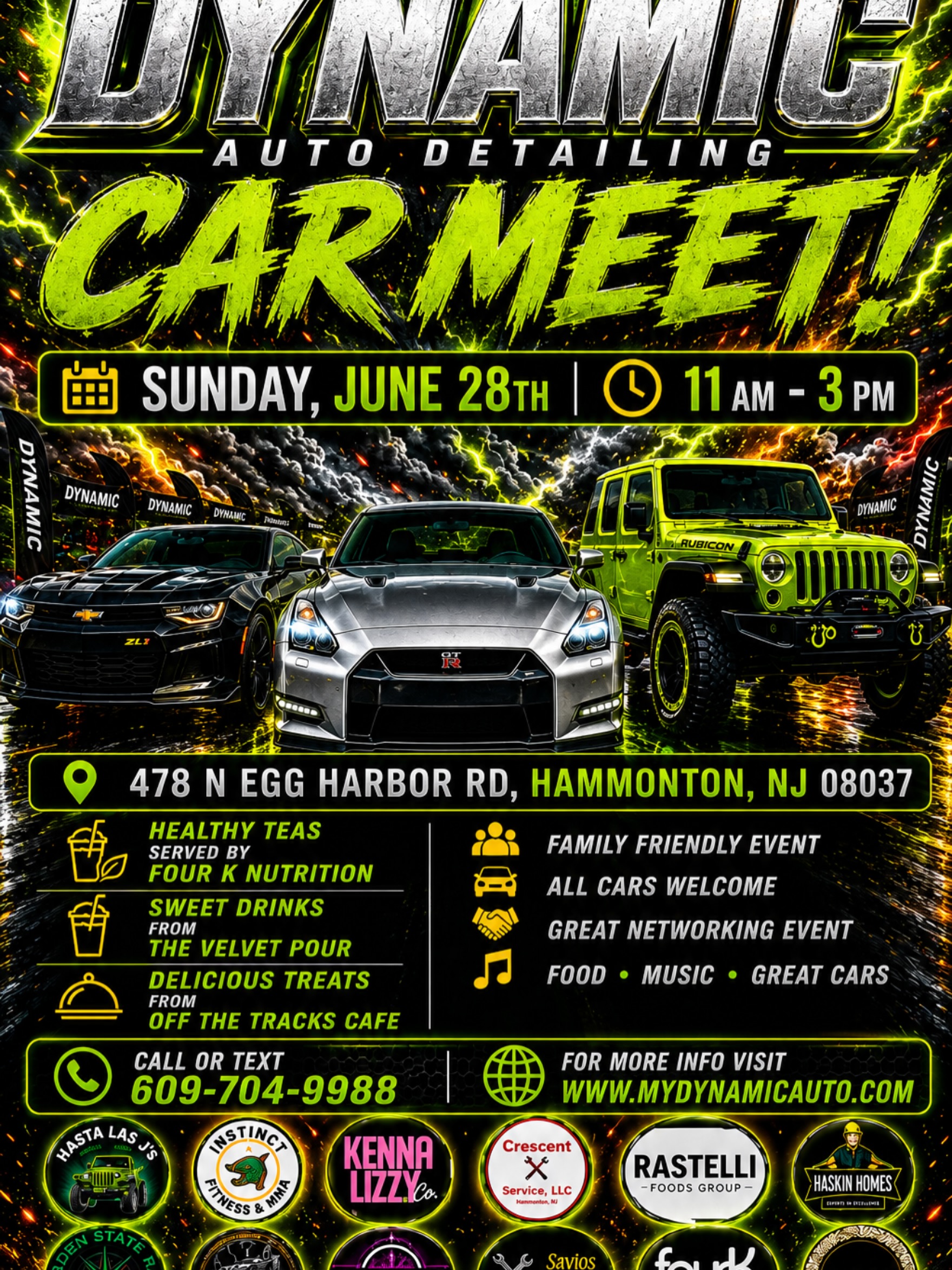 Dynamic Touch Auto Appearance & Protection Facebook ad: DYNAMIC AUTO DETAILING CAR MEET IS THIS SUNDAY!