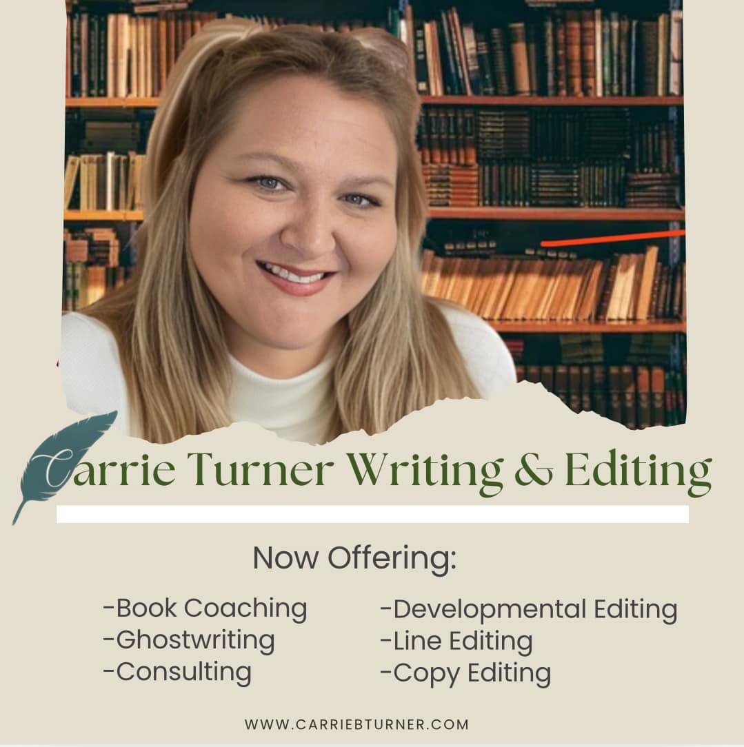 Carrie Turner Writing & Editing Services Facebook ad