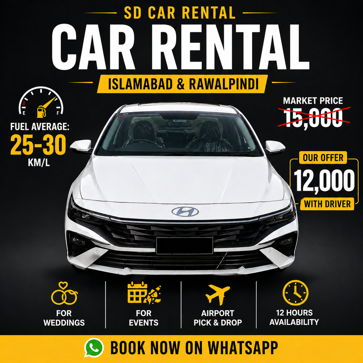 SD Car Rental  Facebook ad
