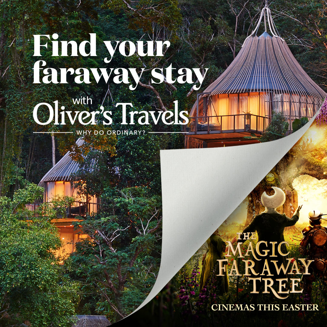 Oliver's Travels Facebook ad: Extraordinary villas are waiting.