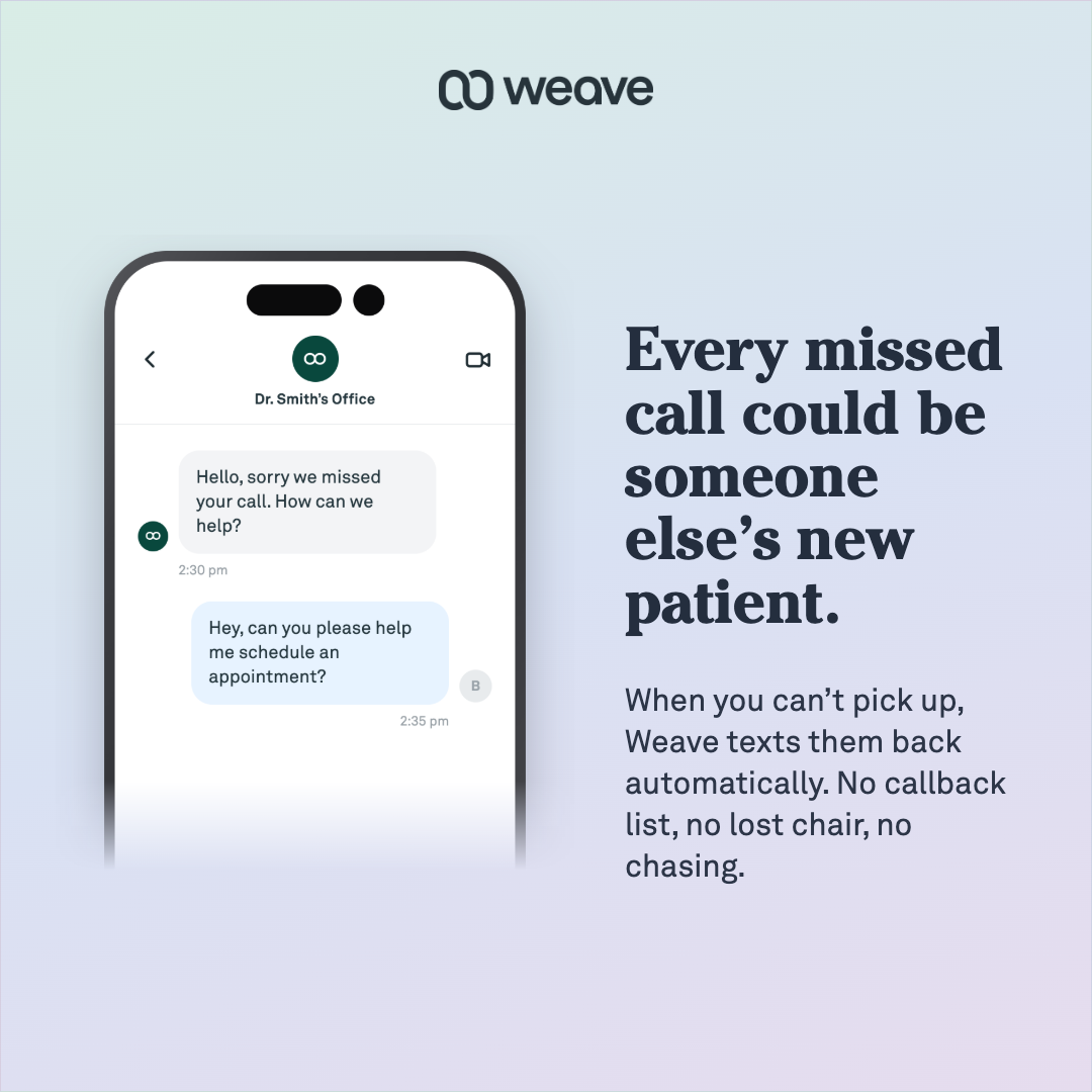 Weave Facebook ad