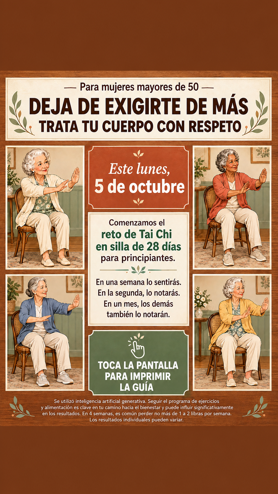 Lori Fitness Facebook ad: ¡Siéntete más fuerte, con más energía y activa…
