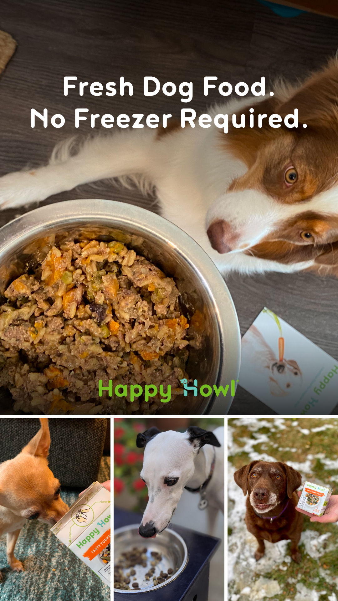 Happy Howl Facebook ad