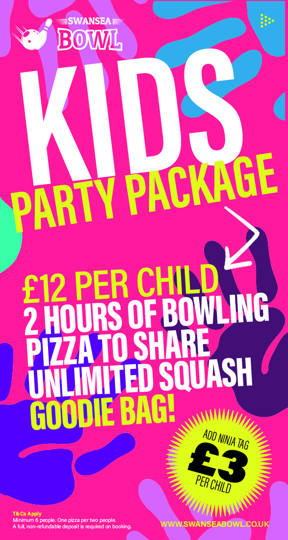 Swansea Bowl Facebook ad from Feb 17, 2026