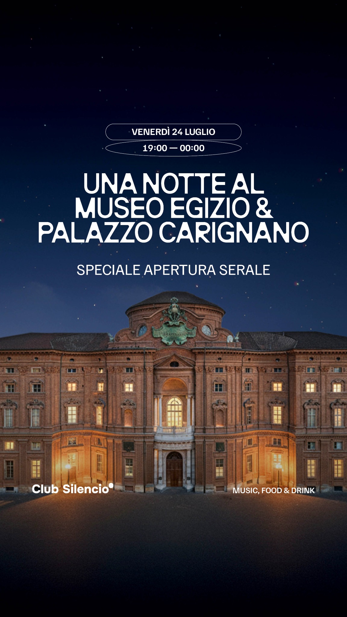 Club Silencio Facebook ad: Venerdì 24 luglio Club Silencio un evento, due…