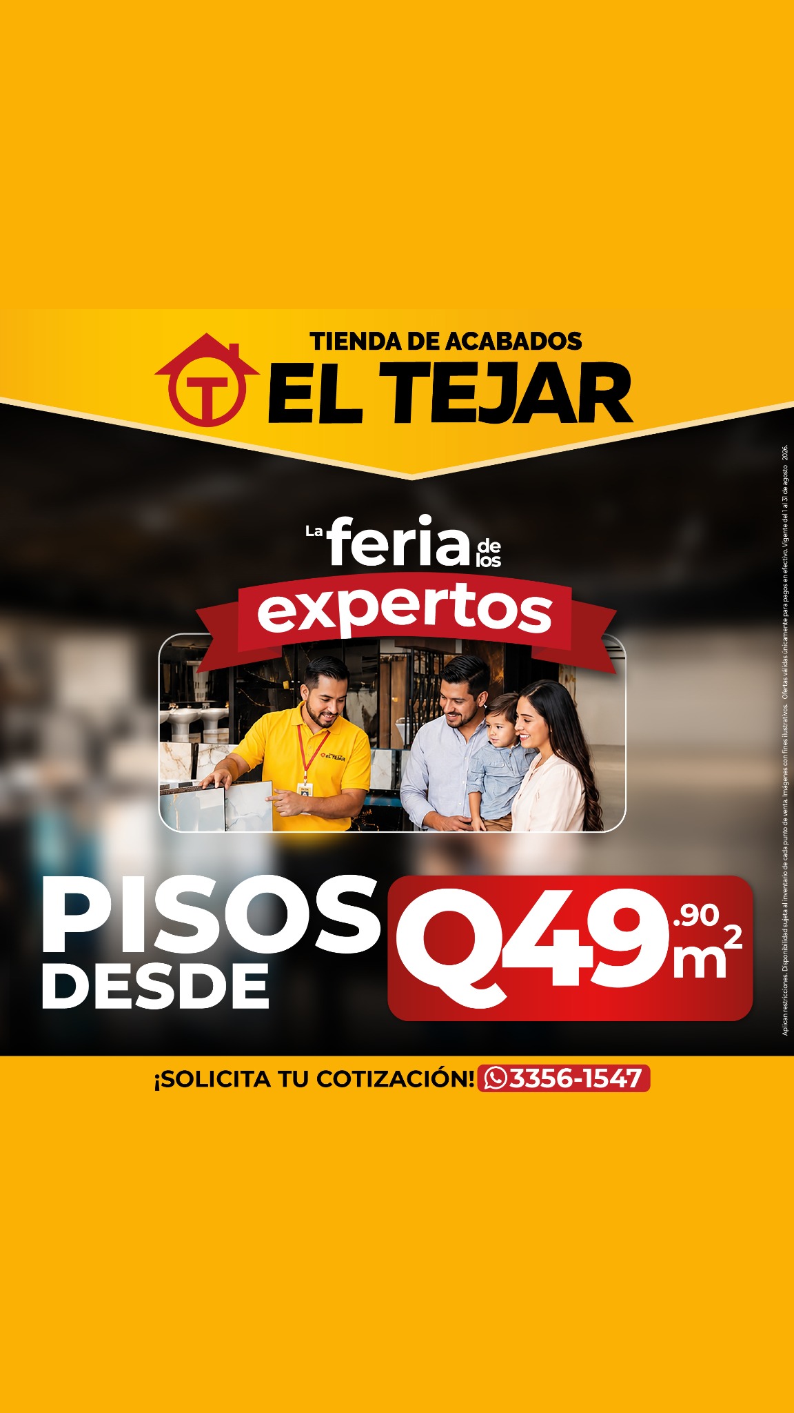 El TEJAR Guatemala Facebook ad from Aug 1, 2026