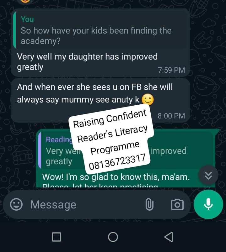 Raising Confident Readers Literacy Programme Facebook ad: Your 2years old can read