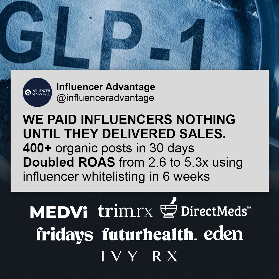 Influencer Advantage Facebook ad