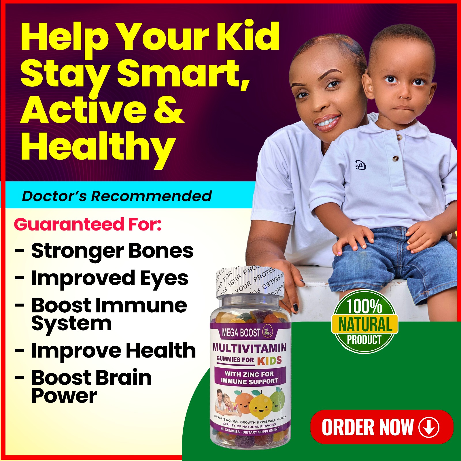 Enrymart Vital Facebook ad: BUY 3 GET 1 FREE BOTTLE