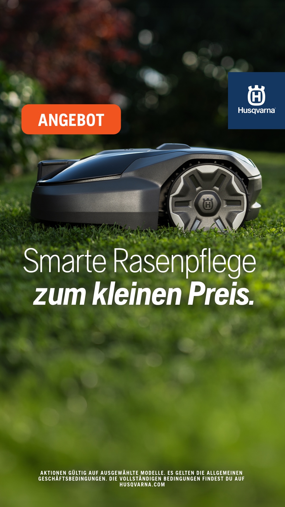 Husqvarna Facebook ad: Zeitlich begrenztes Angebot