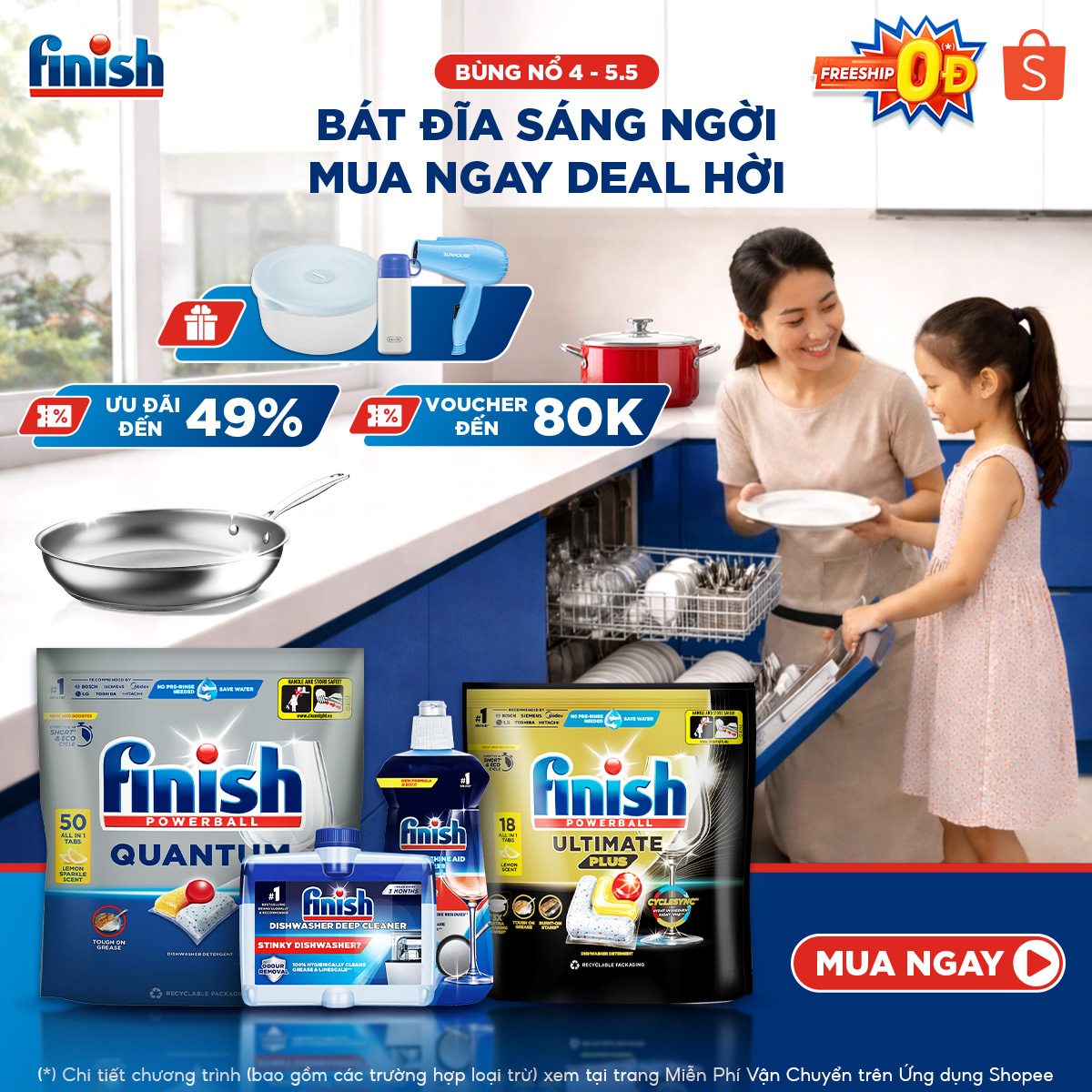 Finish Việt Nam Facebook ad: [SIÊU SALE 6.6] SẠCH VẾT CHÁY KHÉT - QUÉT NGAY DEAL HỜI