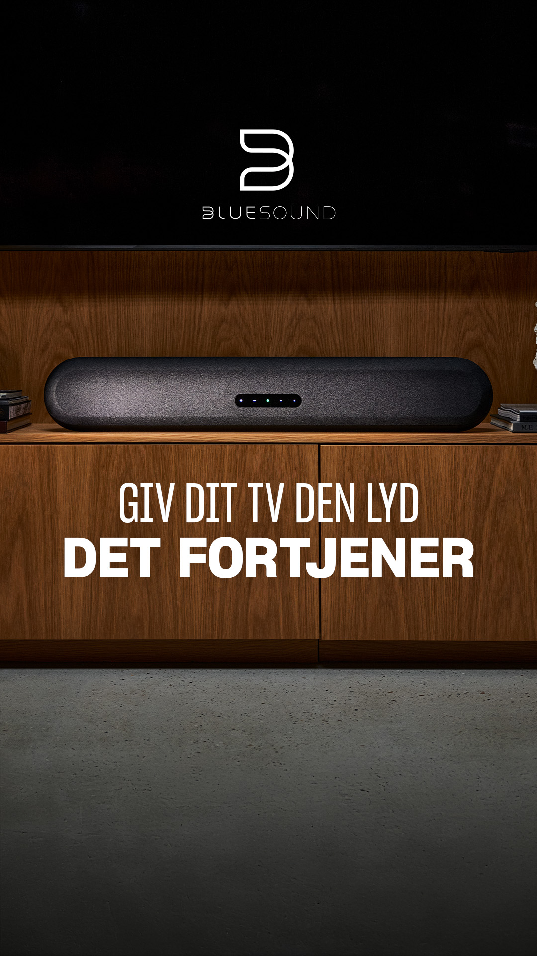 Bluesound Facebook ad