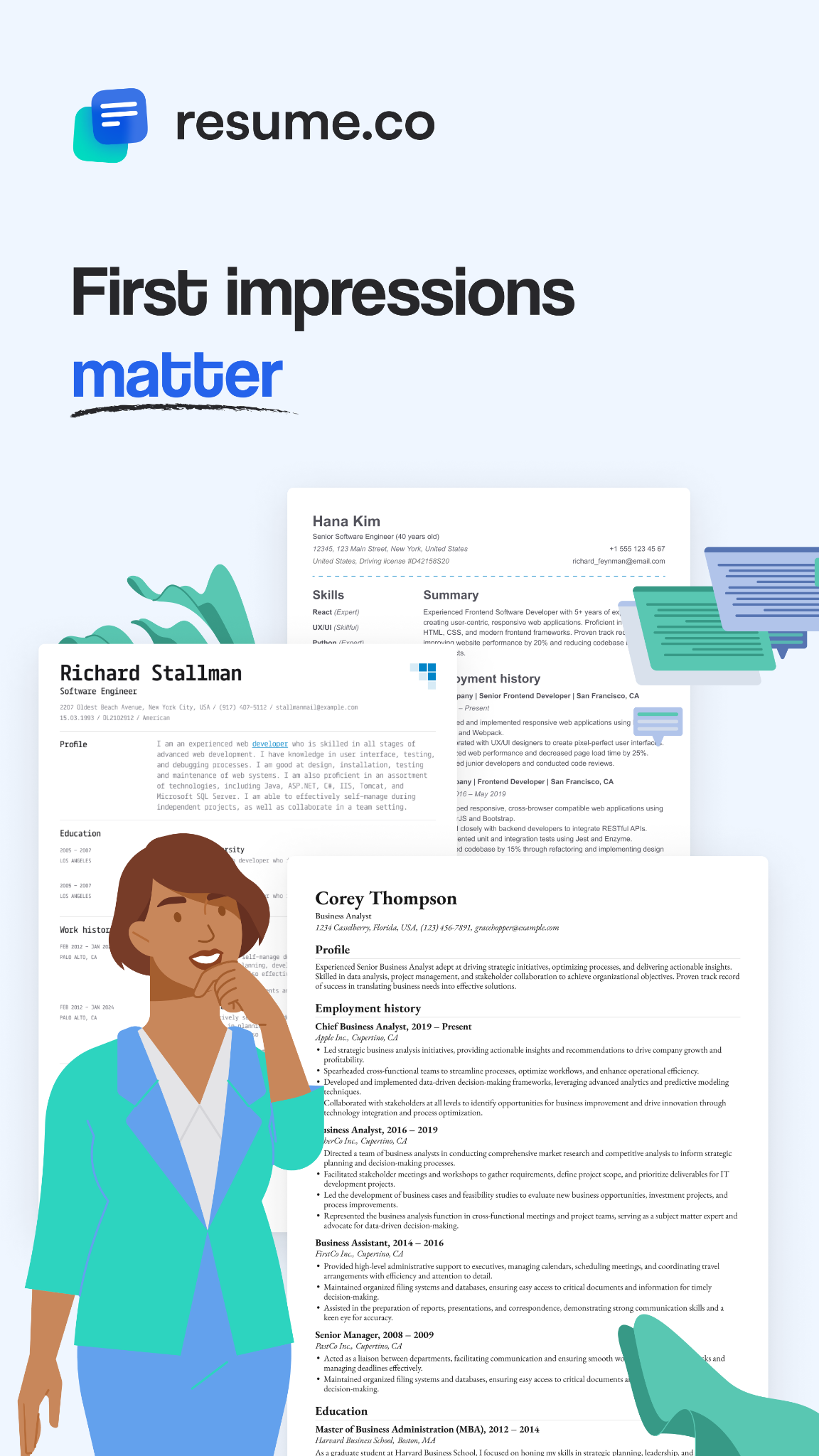 Resume.co Facebook ad