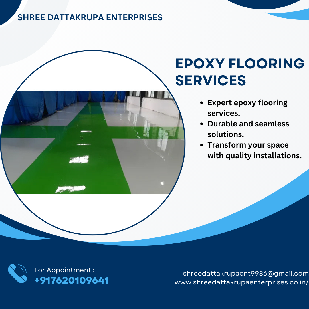 Shree Dattakrupa Enterprises Facebook ad: We specialize in Industrial Epoxy Floor Coatings…