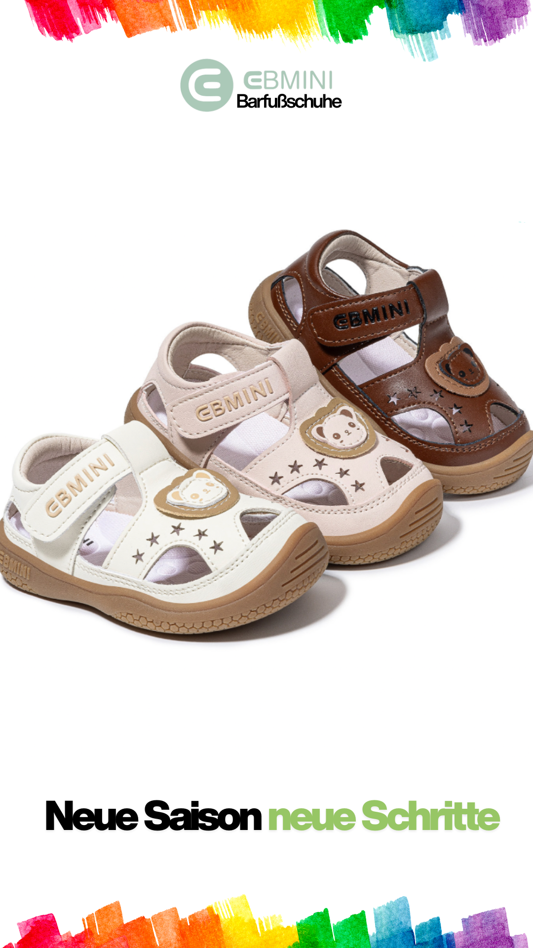 Ebmini - Kinder Barfußschuhe Facebook ad