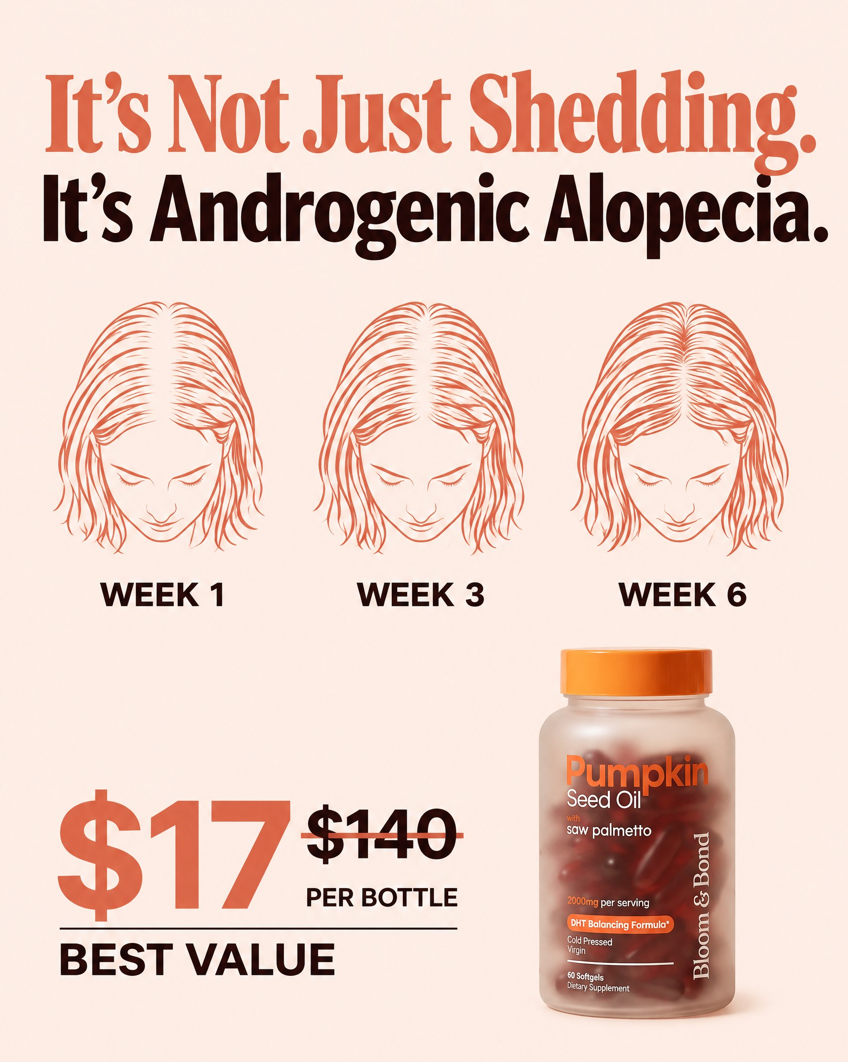 Beauty Reviews Facebook ad: Help Hair Loss Naturally