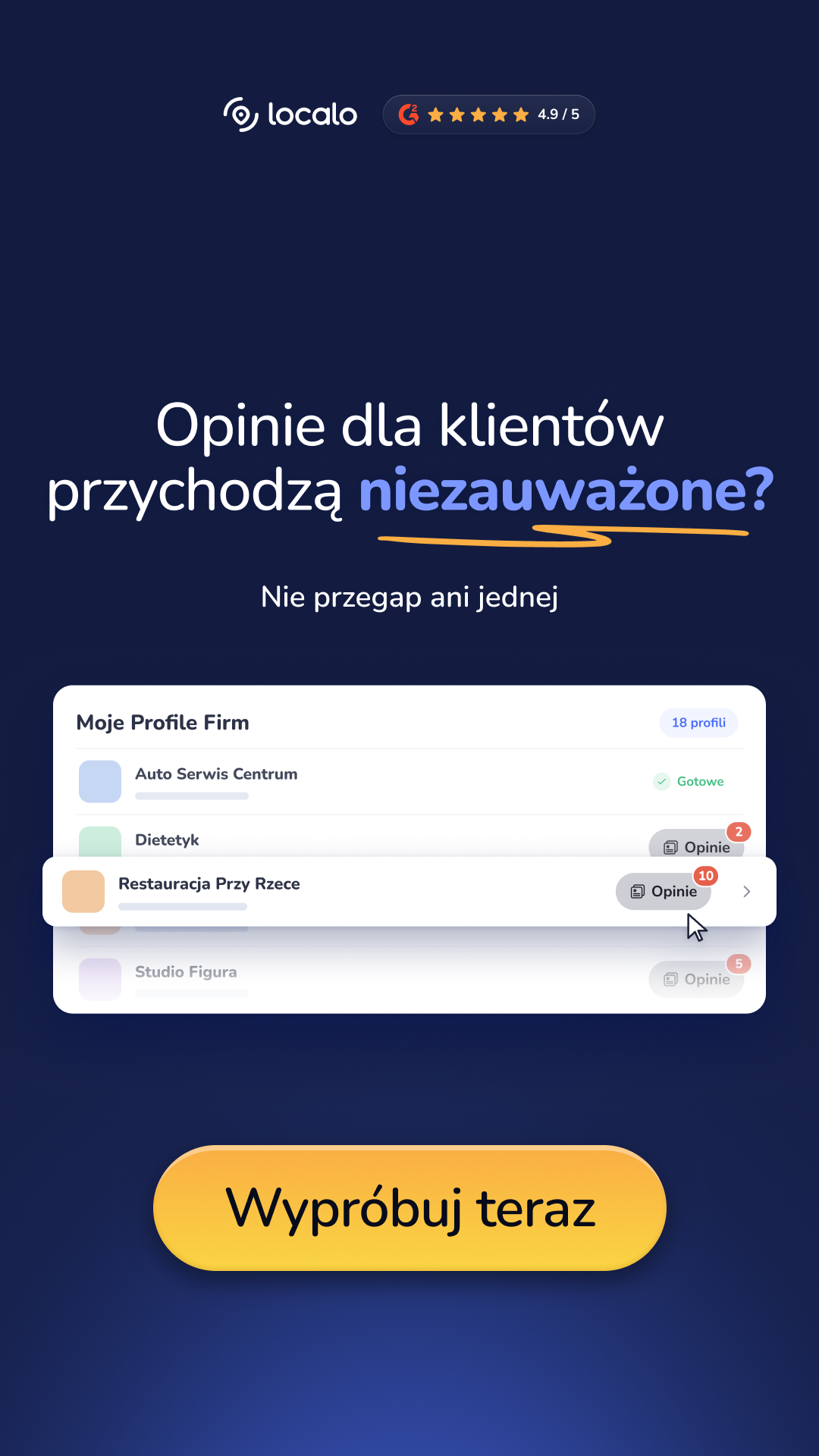 Localo Facebook ad