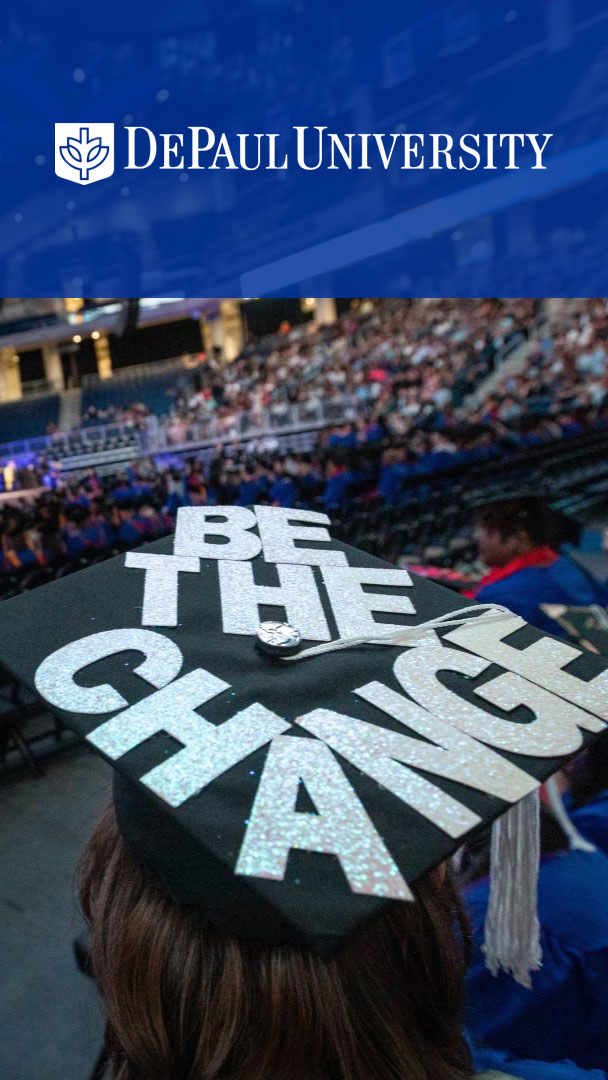DePaul University Facebook ad