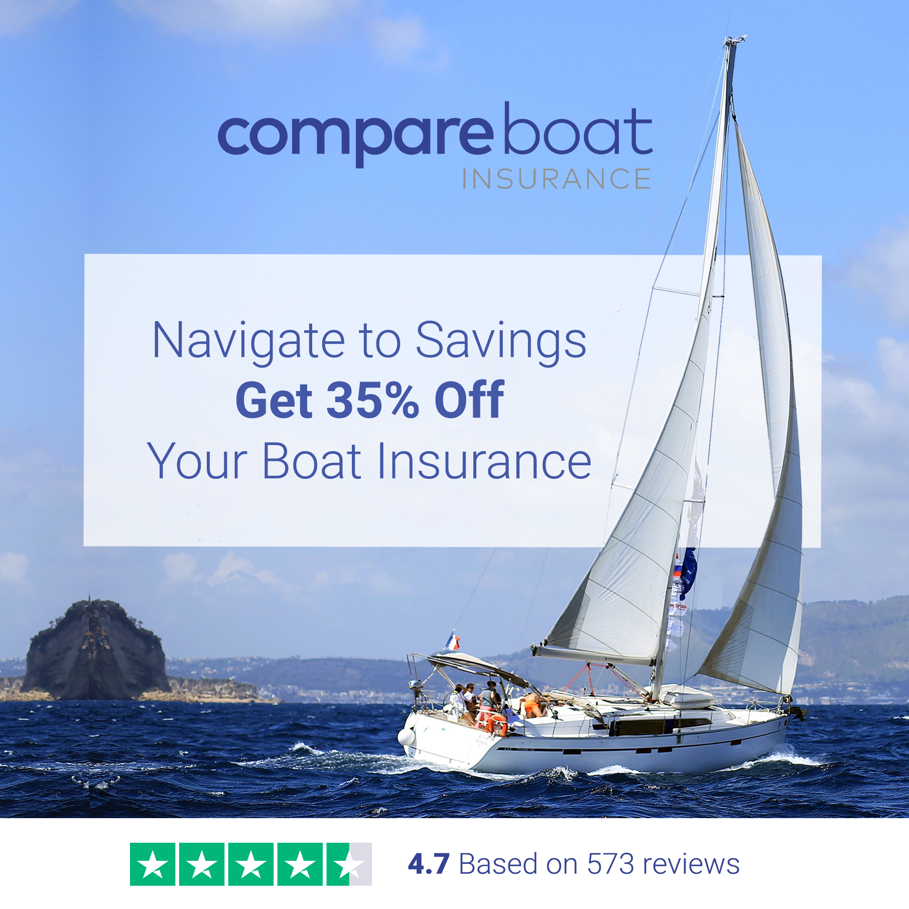 Compare Boat Insurance Facebook ad
