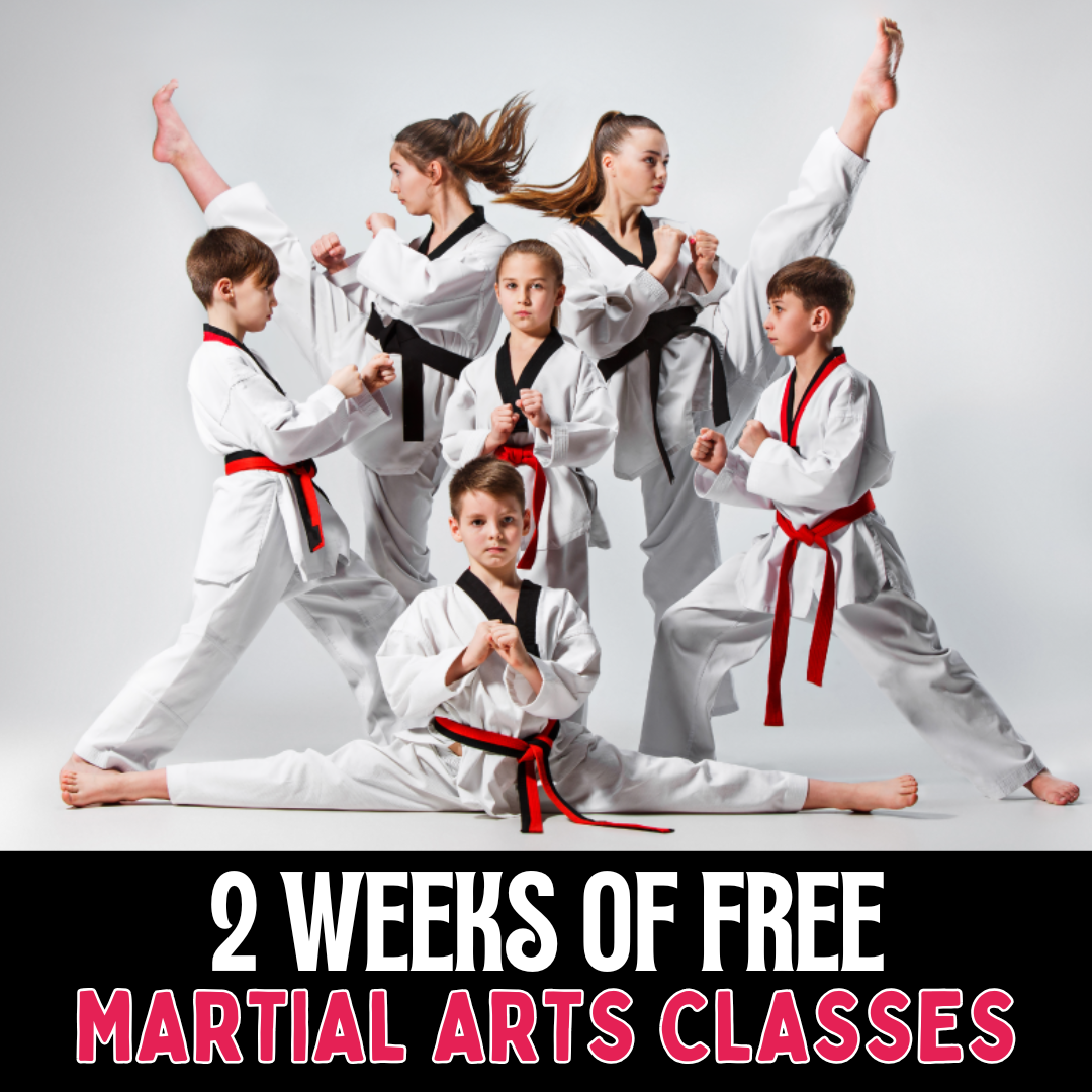 Advantage Taekwon-do Facebook ad: 2 Weeks of FREE Martial Arts Classes!