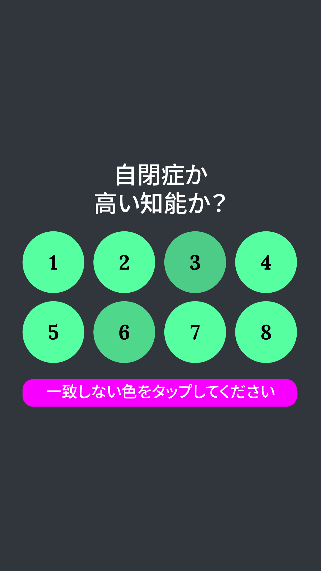 International IQ test Facebook ad